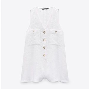 Zara Short Texture Weave Romper